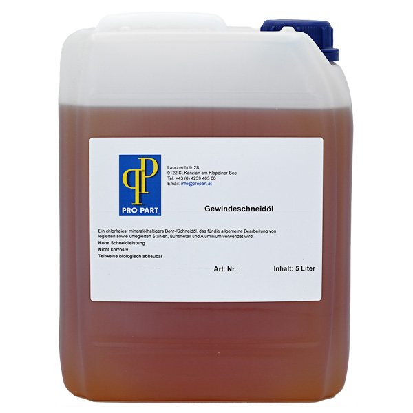Gewindeschneidöl GSÖ 104 5 Liter