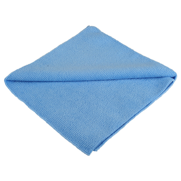 Micro Tuch Blau Randlos  40 cm x 40 cm