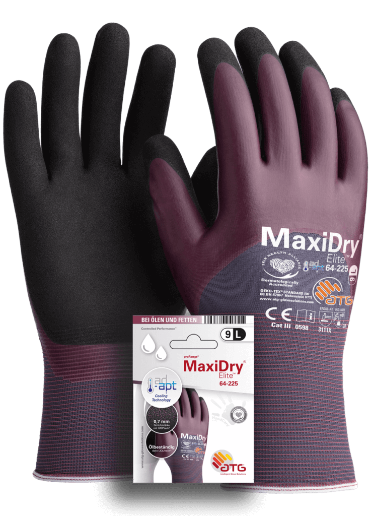 Arbeitshandschuh MaxiDry Elite Gr.: XL