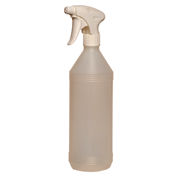 Kunststoffflasche inkl. Sprüher 1 Liter