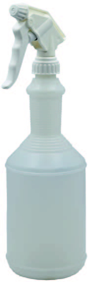 Kunststoffflasche bauchig 1 Liter inkl. Sprüher