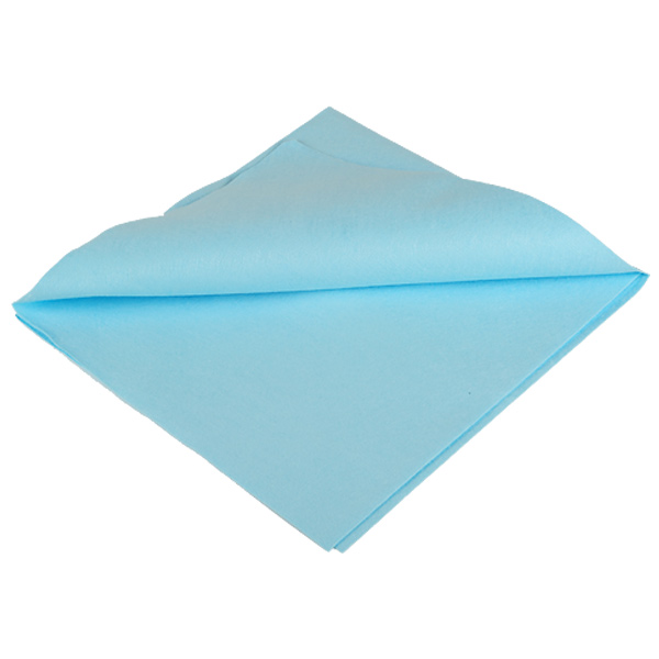 Micro Tuch Blau Gepresst  40 cm x 45 cm