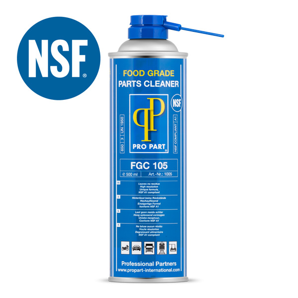 Food Grade Parts Cleaner FGC 105 NSF 500 ml