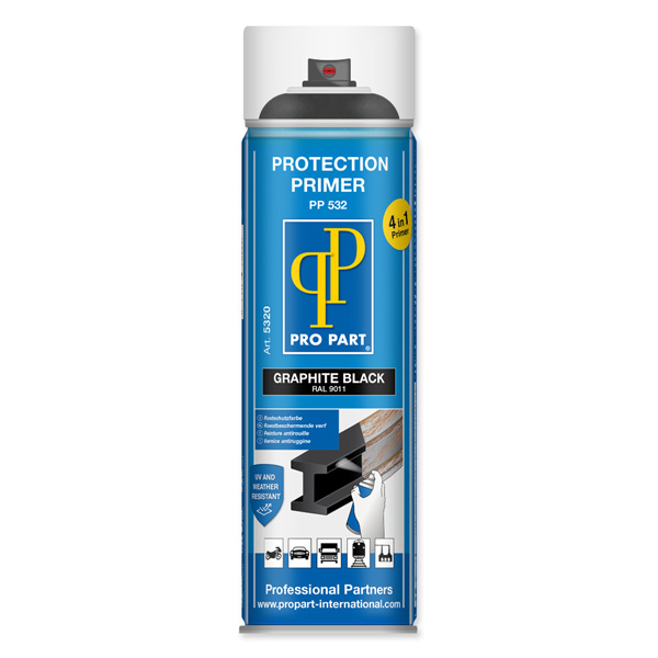 Protection Primer Graphite Black RAL9011 Inhalt 500 ml